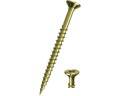 DRESSELHAUS JD+ Spaanplaatschroef verzonken kop 3x30 mm Torx galv.verzinkt, geel gechromateerd, 1000 stuks DRESSELHAUS JD+ Spaanplaatschroef verzonken kop 3x30 mm Torx galv.verzinkt, geel gechromateerd, 1000 stuks