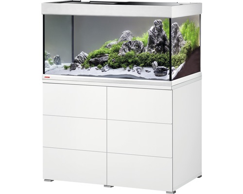 EHEIM Aquariumcombinatie Proxima 250 L classic met LED-verlichting en onderkast wit 101x51x132 cm