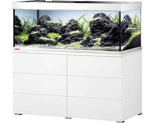 EHEIM Aquariumcombinatie Proxima 325 L classic met LED-verlichting en onderkast wit 131x51x132 cm