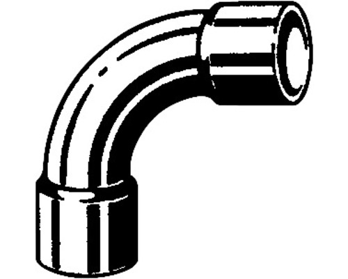 Pijpbocht voor sanitaire installaties