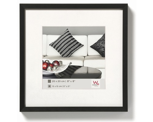 WALTHER DESIGN Fotolijst aluminium Chair zwart 20x20 cm
