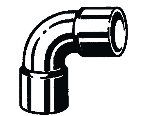 Pijpverbinding hoekstuk