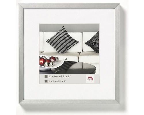 WALTHER DESIGN Fotolijst aluminium Chair zilver 20x20 cm