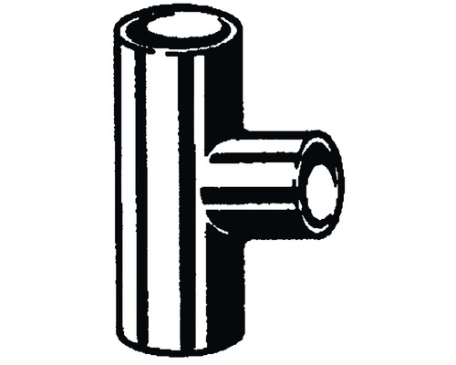 Pijpverbindingstuk T-stuk voor sanitaire installaties