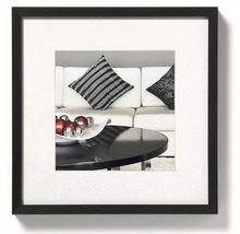 Ingelijste foto met een moderne woonkamer motief