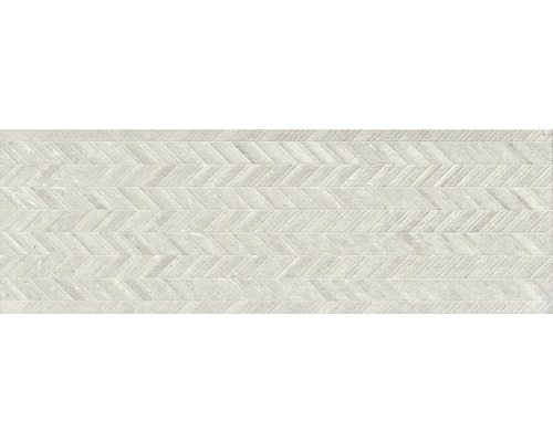 Wandtegel Nilson Steel 40x120 cm gerectificeerd Decoratieve wandtegel met pijldesign.