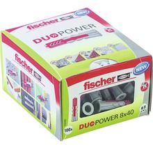 FISCHER Nylon plug Duopower 8x40, 100 stuks-thumb-0