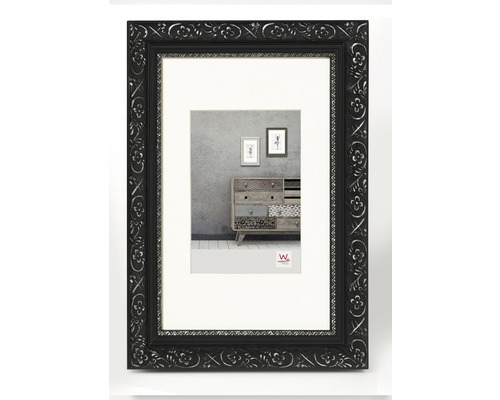 WALTHER DESIGN Fotolijst hout Barock zwart 20x30 cm