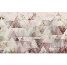 Behang met abstract driehoekpatroon