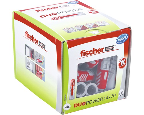 FISCHER Nylon plug Duopower 14x70, 20 stuks