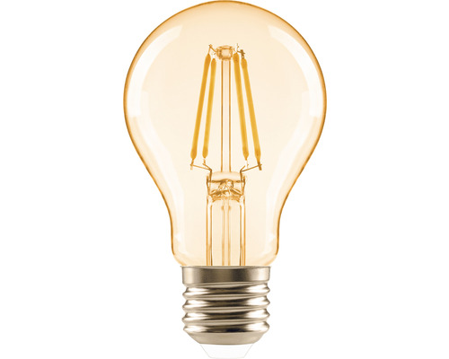 FLAIR LED lamp E27/4W A60 warmwit amber Gloeilamp met E27 fitting