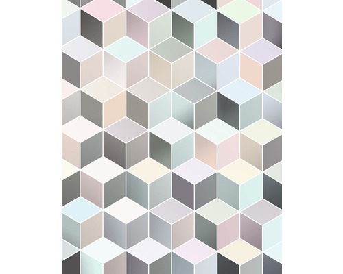 KOMAR Fotobehang vlies P027-VD2 Cubes Pastel 200x250 cm