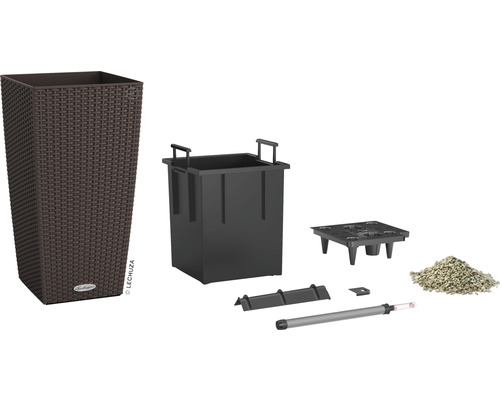 Bloembak met irrigatiesysteem en accessoires