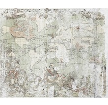 Wereldkaart in vintage-stijl als decoratie