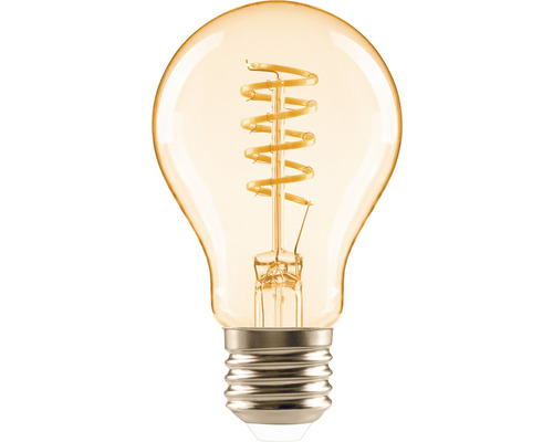 FLAIR LED lamp E27/2W A60 spiraal warmwit amber