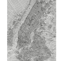 Gedetailleerde kaart van New York City met wijken en straten