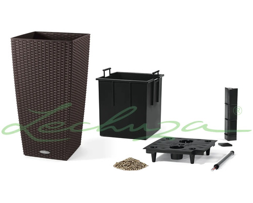 Bloempot met irrigatiesysteem en accessoires