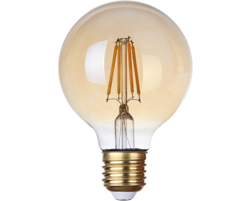 FLAIR LED lamp E27/4W G80 warmwit amber