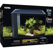 Verpakking van de Fluval Spec zoetwateraquariumset met ledverlichting