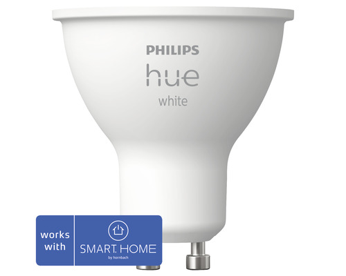PHILIPS Hue White LED-lamp GU10/5,2W warmwit