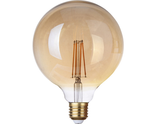 FLAIR LED lamp E27/8W G120 warmwit amber