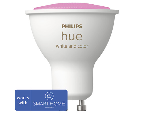 PHILIPS Hue White and Color Ambiance LED-lamp GU10/4,3W RGBW
