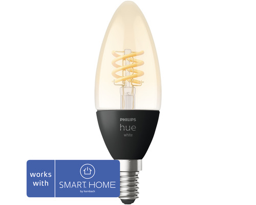 PHILIPS Hue White LED filament lamp E14/4,5W B39