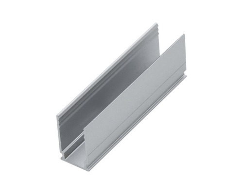 Aluminium profiel voor het opnemen van glas of andere platen