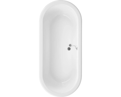 Ovalen badkuip van sanitairacryl