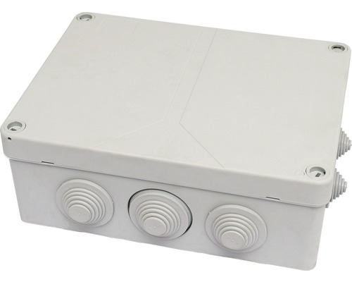 Kunststof aftakdoos met meerdere invoeren