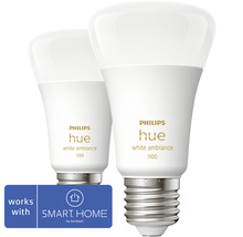 PHILIPS Hue White Ambiance LED-lamp E27/8W A60 instelbaar wit, 2 stuks-thumb-2