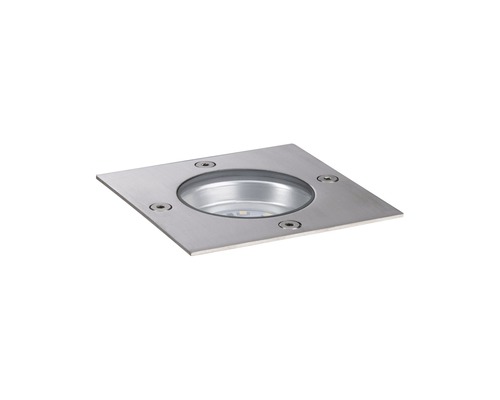 PAULMANN Plug & Shine grondinbouwspot vierkant IP65 24V zilver PAULMANN Plug & Shine grondinbouwspot vierkant IP65 24V zilver