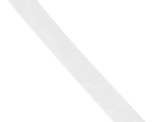 MAMUTEC Klittenband haakband wit 20 mm zelfklevend, meterwaren-0