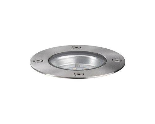 PAULMANN Plug & Shine grondinbouwspot rond IP65 24V zilver PAULMANN Plug & Shine grondinbouwspot rond IP65 24V zilver