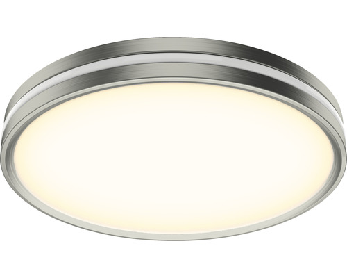 Ronde plafondlamp van metaal met geïntegreerde lichtbron