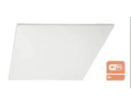 Witte infraroodverwarming met wifi-symbool