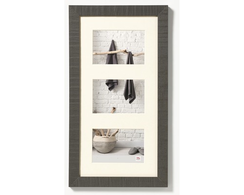WALTHER DESIGN Collagelijst Home grijs voor 3 foto's 13x18 cm