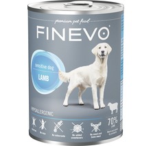 Finevo nat hondenvoer met lam voor gevoelige honden in blik