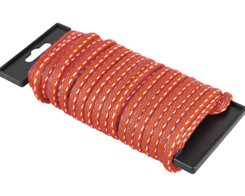 MAMUTEC Touw Paraloc Ø 6 mm polypropyleen rood/blauw, 10 meter
