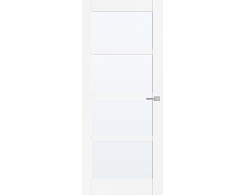 PERTURA Binnendeur retro 602 opdek links wit gegrond 83x201,5 cm