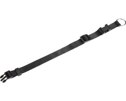 Zwarte bagageriem met metalen gesp