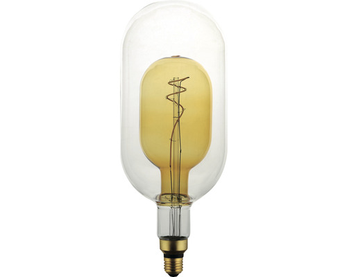 FLAIR LED lamp E27/4W DG150 warmwit helder/amber