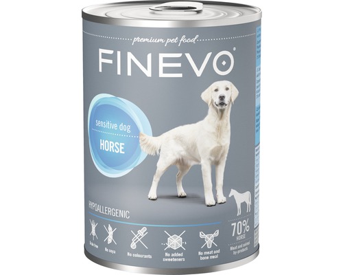 FINEVO Hondenvoer nat Sensitive Dog paard 400 g