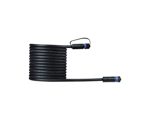 PAULMANN Plug & Shine verlengkabel IP68 zwart 5 meter Verlengkabel met stekkerverbinding