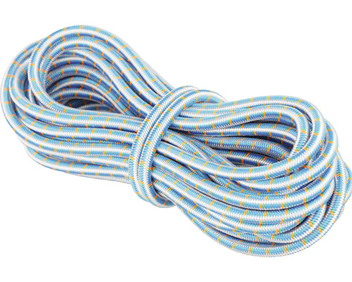 MAMUTEC Elastisch touw Paraloc Ø 8 mm polyamide blauw/groen/oranje, 10 m