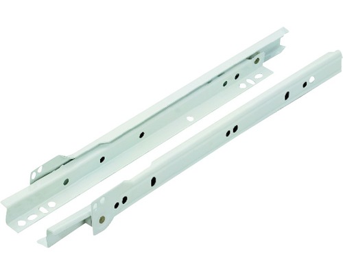 HETTICH Rolgeleider FR302 450 mm wit, 2 stuks