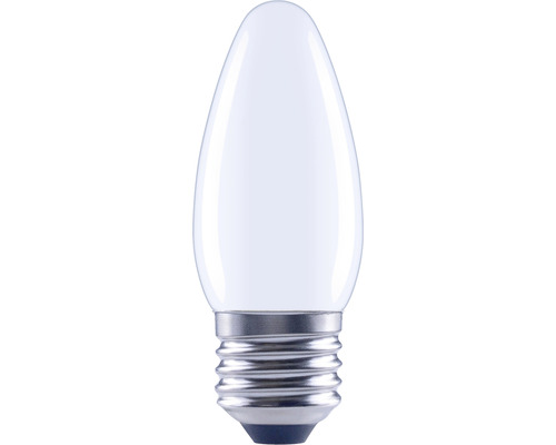 FLAIR LED lamp E27/6W C35 daglicht wit mat