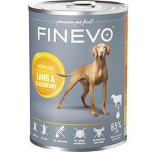 FINEVO Hondenvoer nat Active Dog lam met braambessen 800 g-thumb-0