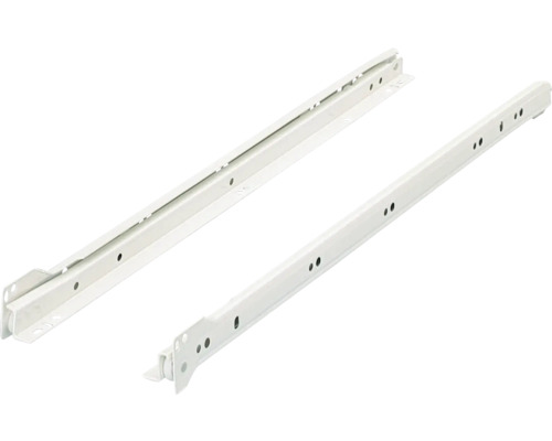 HETTICH Rolgeleider FR302 600 mm wit, 2 stuks