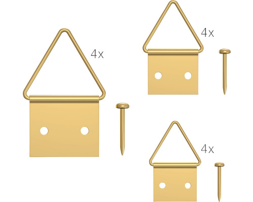 Foto ophangset met spijkers, voor het bevestigen van foto''s